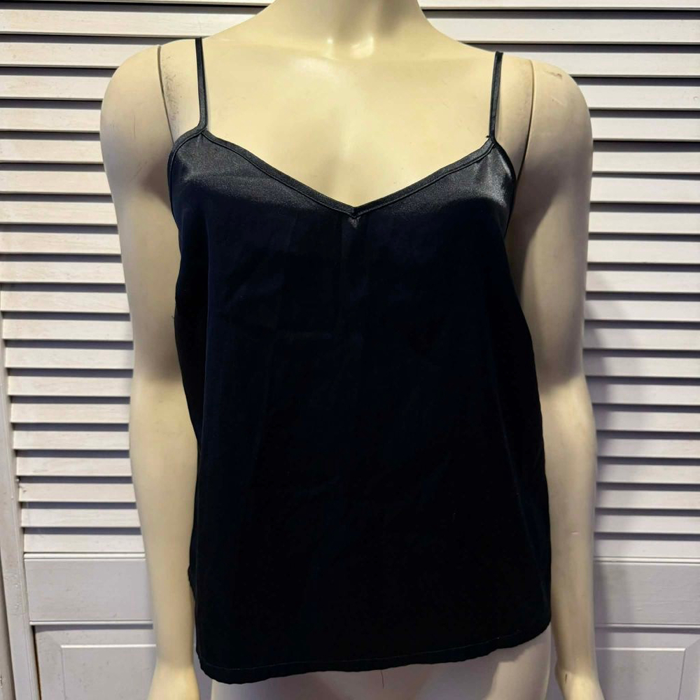 Women's LALA SLEEPWEAR Black Chemise Slip L